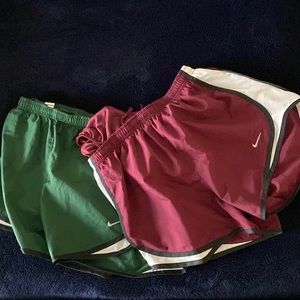 Nike tempo shorts 2 pair